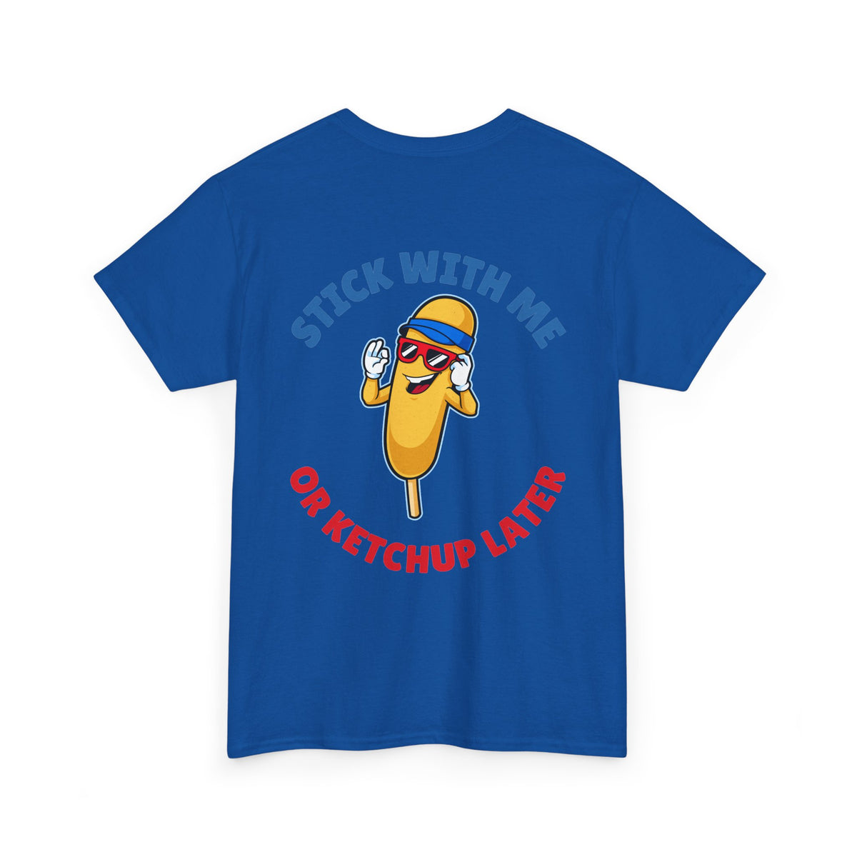 Funny Corndog Season // Unisex Heavy Cotton Tee | Perfect for Food Lovers and Festivals