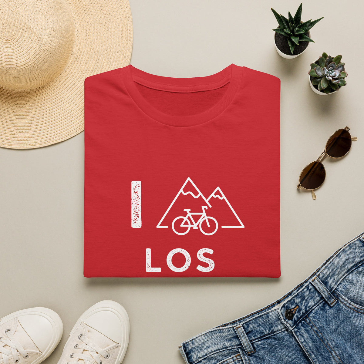 I (Mountain) Bike Los Angeles // Unisex Softstyle T-Shirt