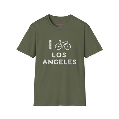 I (Road) Bike Los Angeles // Unisex Softstyle T-Shirt