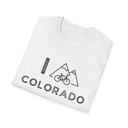 I (Mountain) Bike Colorado // Unisex Softstyle T-Shirt