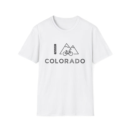 I (Mountain) Bike Colorado // Unisex Softstyle T-Shirt