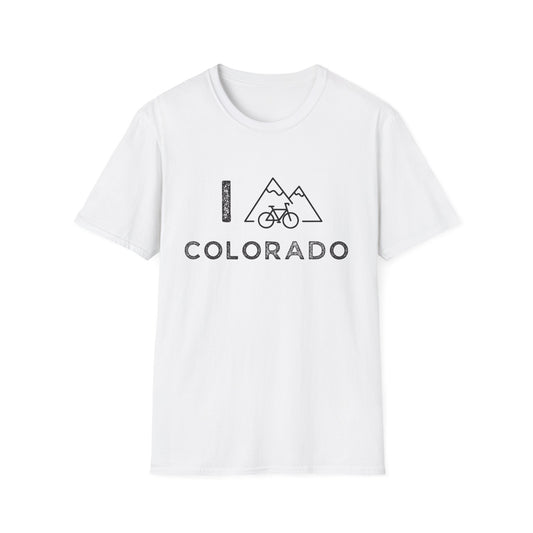 I (Mountain) Bike Colorado // Unisex Softstyle T-Shirt