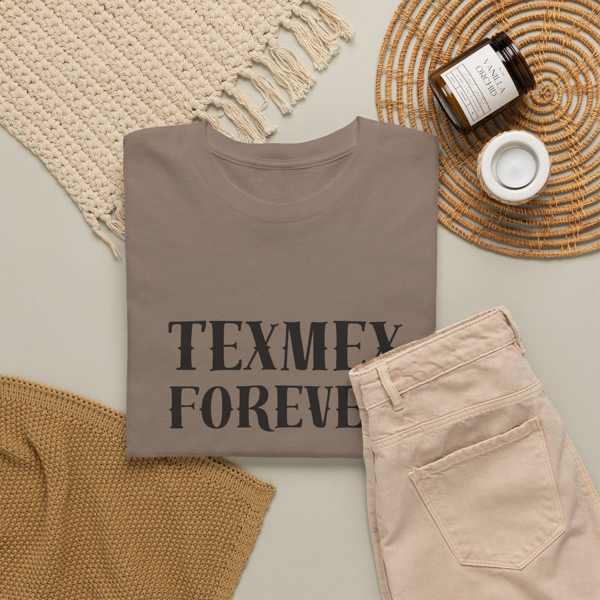 TexMex Forever Unisex Heavy Cotton Tee - Casual Style T-Shirt for Food Lovers