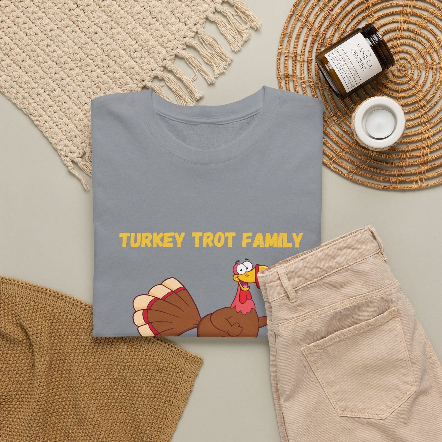 Turkey Trot Family // Unisex Jersey Short Sleeve Tee
