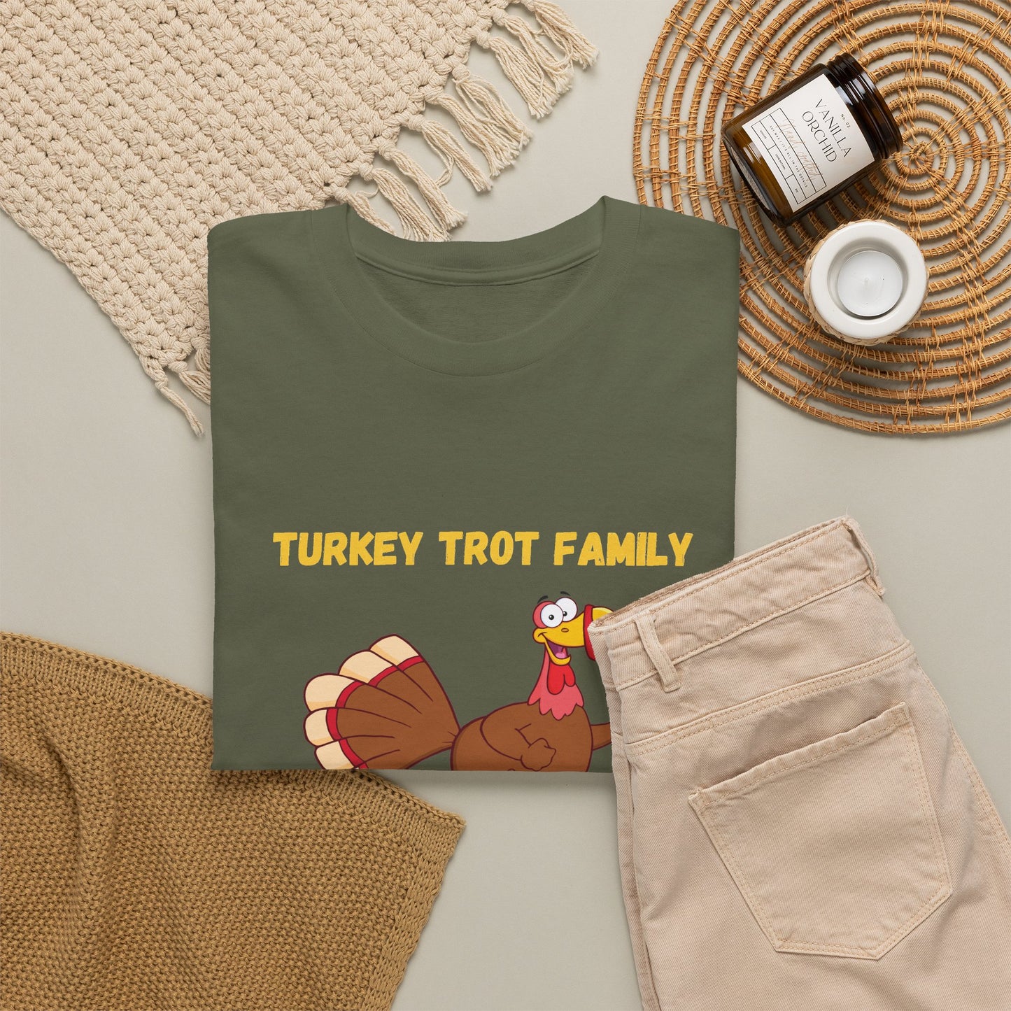 Turkey Trot Family // Unisex Jersey Short Sleeve Tee