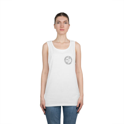 Barefoot Run Club // Bigfoot Founding Member // Double Sided Unisex Heavy Cotton Tank Top