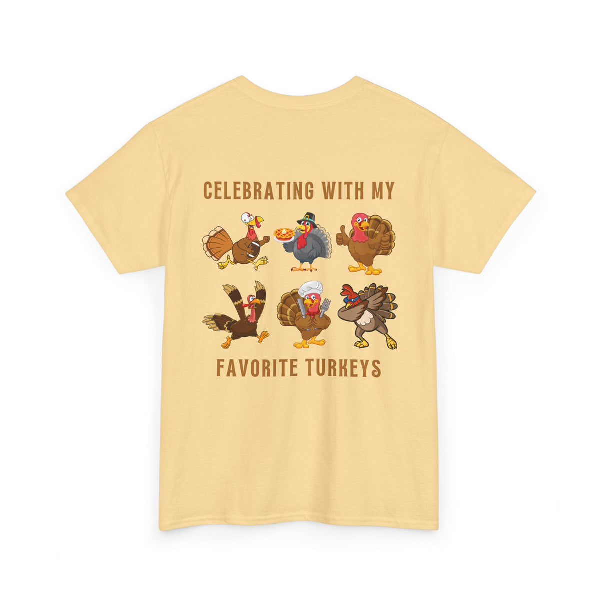 Happy Friendsgiving with My Favorite Turkeys // Unisex Jersey Short Sleeve Tee