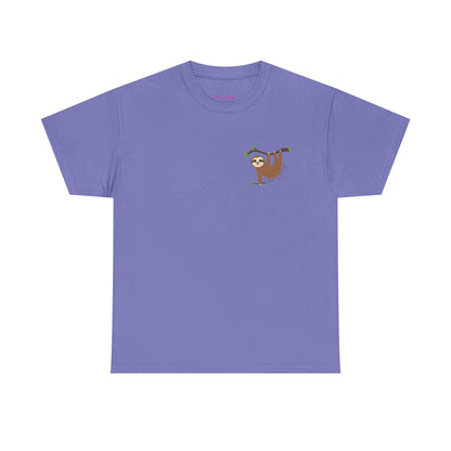 Keep Hangin' On - Sloth // Unisex Heavy Cotton Tee - Motivational