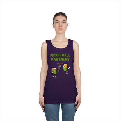 Pickleball Partners 3 // Unisex Heavy Cotton Tank Top