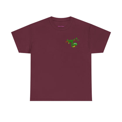Keep Hanging On - Snake // Unisex Heavy Cotton Tee - Positive Message T-Shirt