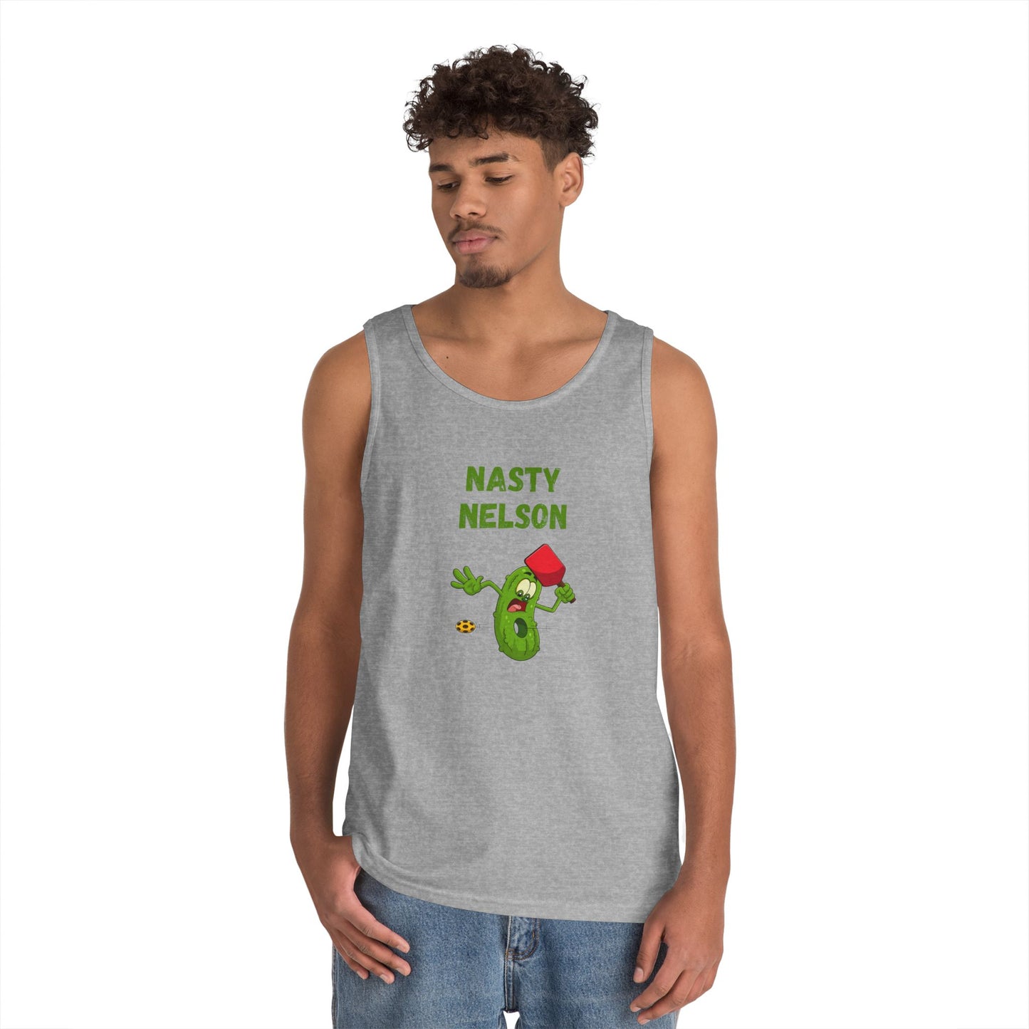 Pickleball // Nasty Nelson // Unisex Heavy Cotton Tank Top