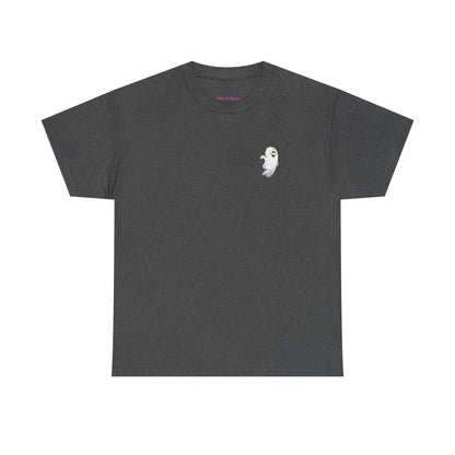'Power Bottom Autumn' White Ghost // Halloween Ghost Unisex Heavy Cotton Tee