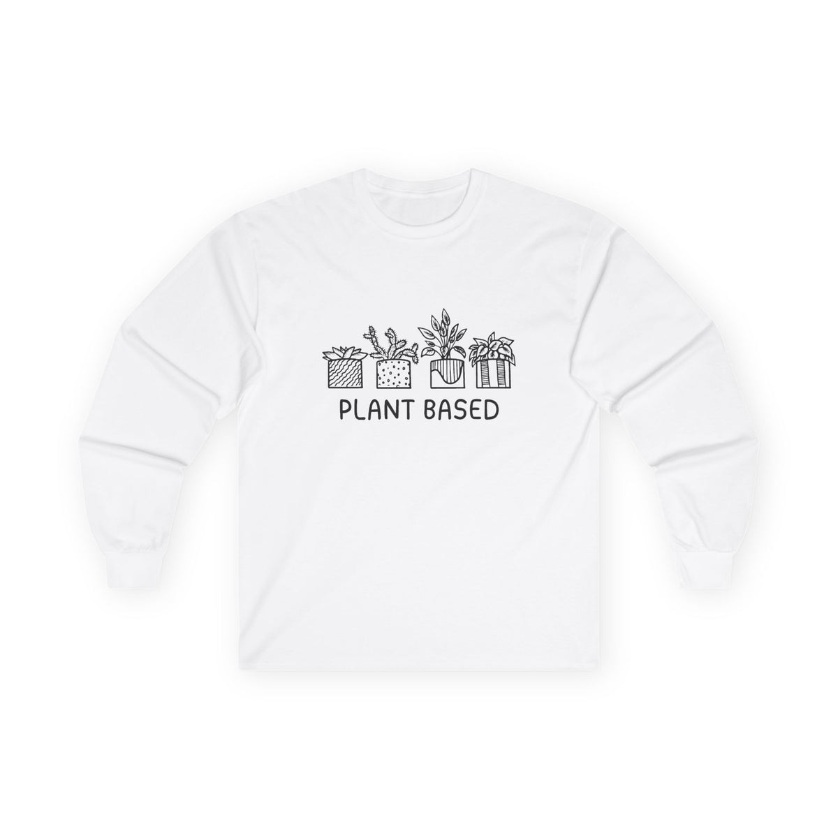 Plant-Based // Long Sleeve Tee - Eco-Friendly Apparel for Garden Lovers