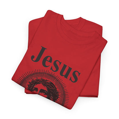 Religious Humor Unisex Heavy Cotton Tee - "Jesus Didn't Look Like This"