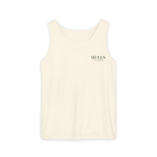 Pickleball - Queen of the Court - Vintage Playing Card - Tank Top — Graphic Tank