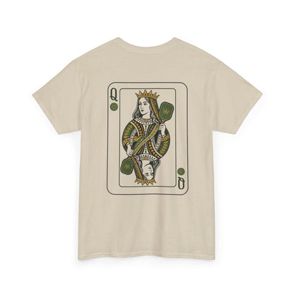 Pickleball - Queen of the Court - Vintage Playing Card Graphic T-Shirt