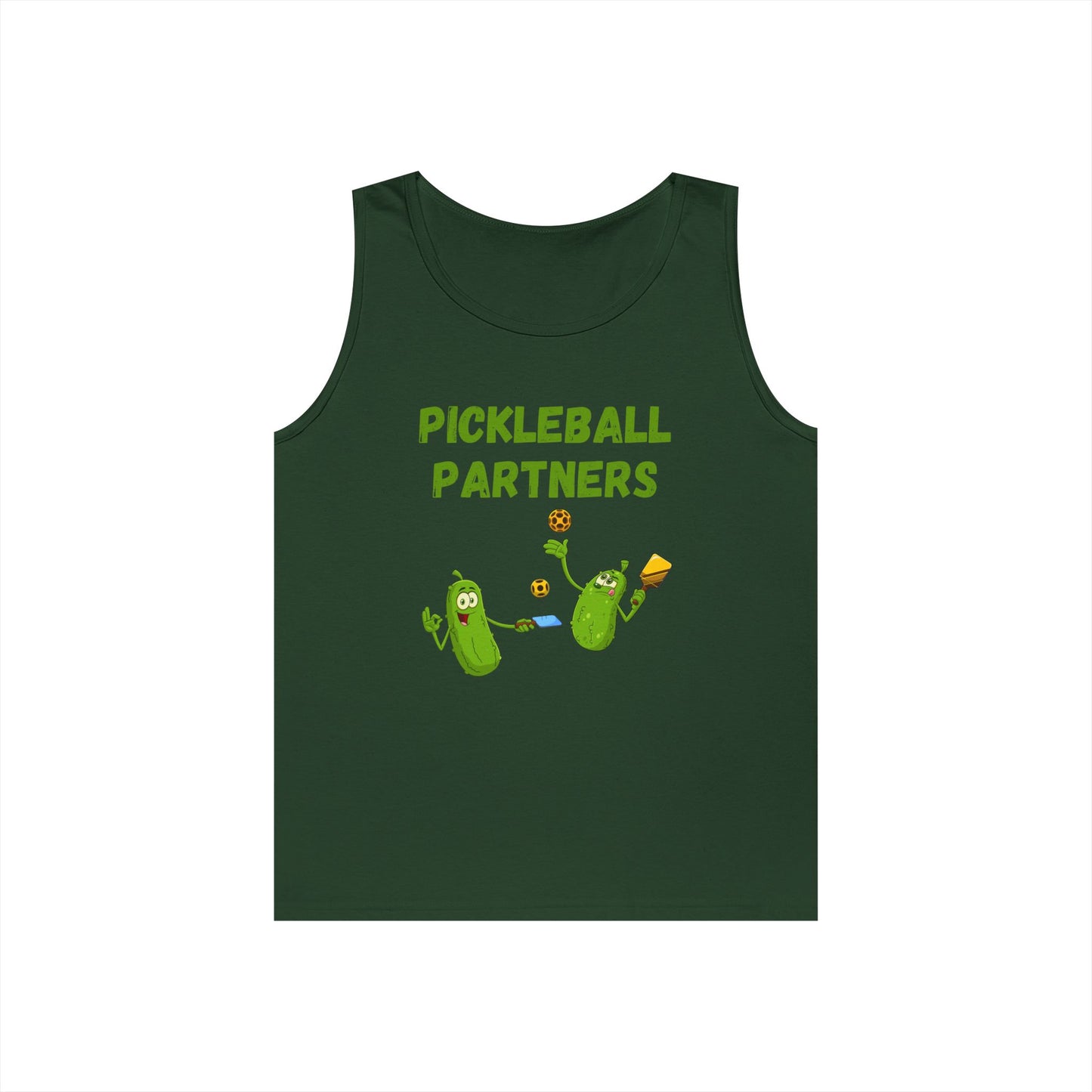 Pickleball Partners 1 // Unisex Heavy Cotton Tank Top