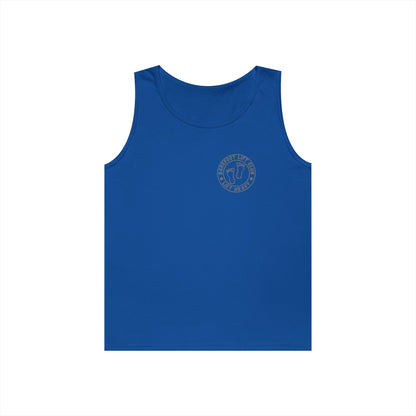 Barefoot Lift Club // Bigfoot Founding Member // Double Sided Unisex Heavy Cotton Tank Top