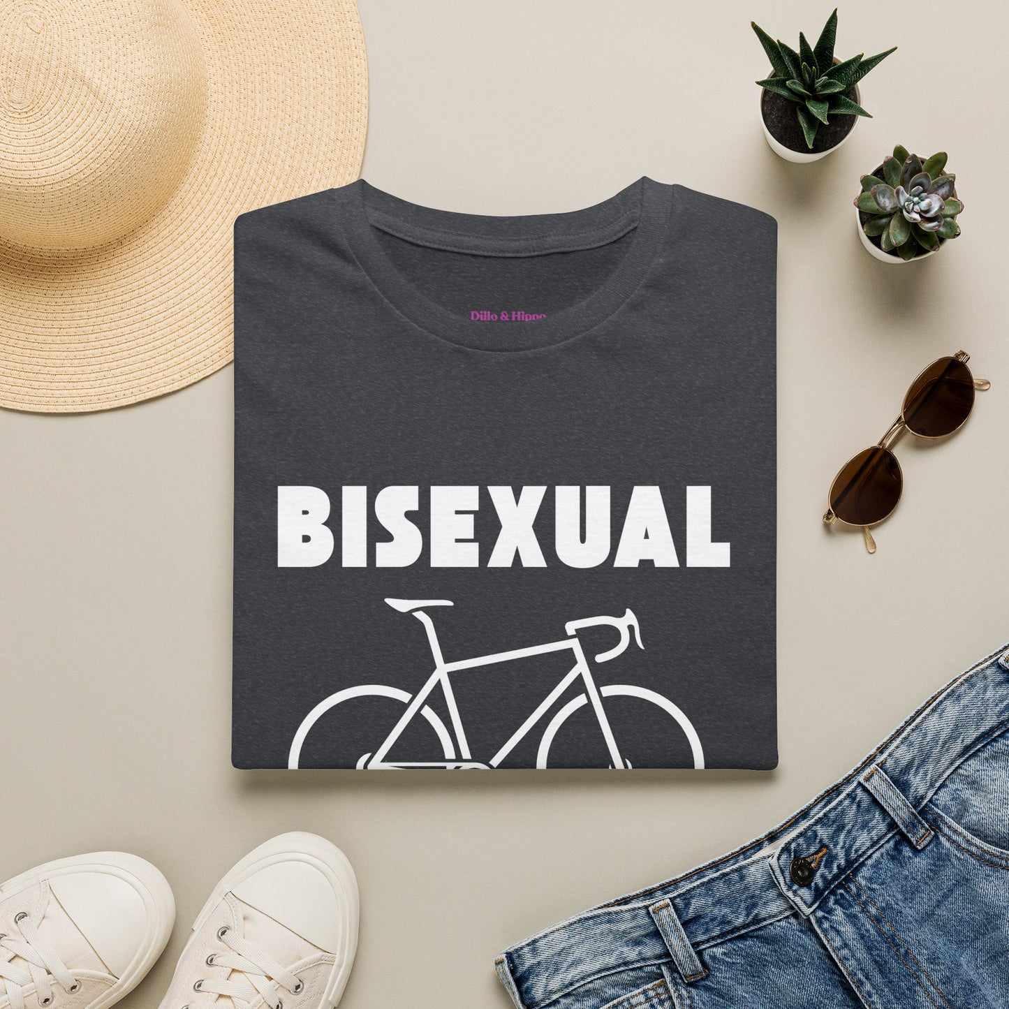 Bisexual (Road) Bicyclist  // Unisex Softstyle T-Shirt