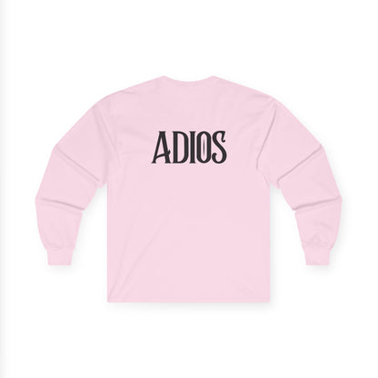 Howdy & Adios // Unisex Long Sleeve Tee | Casual Cotton Top for Friends & Farewells