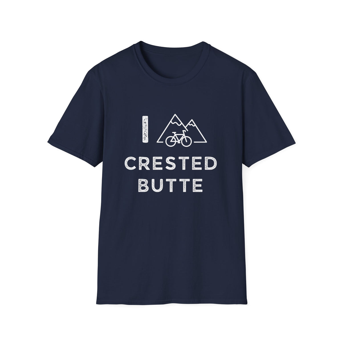 I (Mountain) Bike Crested Butte // Unisex Softstyle T-Shirt