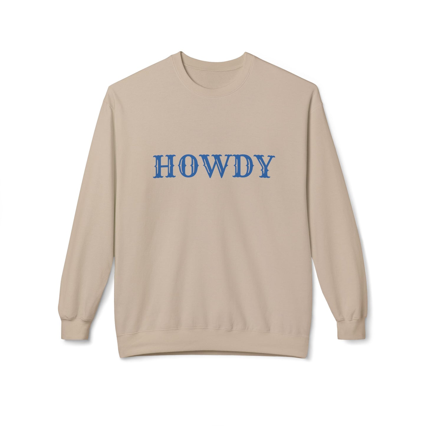 Howdy // Unisex Midweight Softstyle Fleece Crewneck Sweatshirt