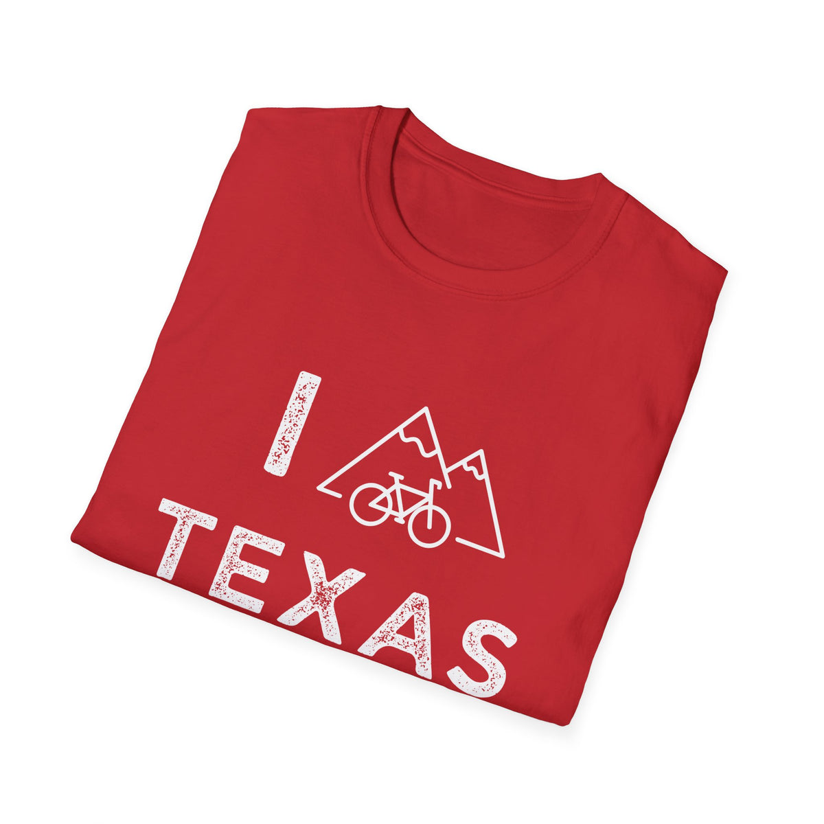 I (Mountain) Bike Texas // Unisex Softstyle T-Shirt