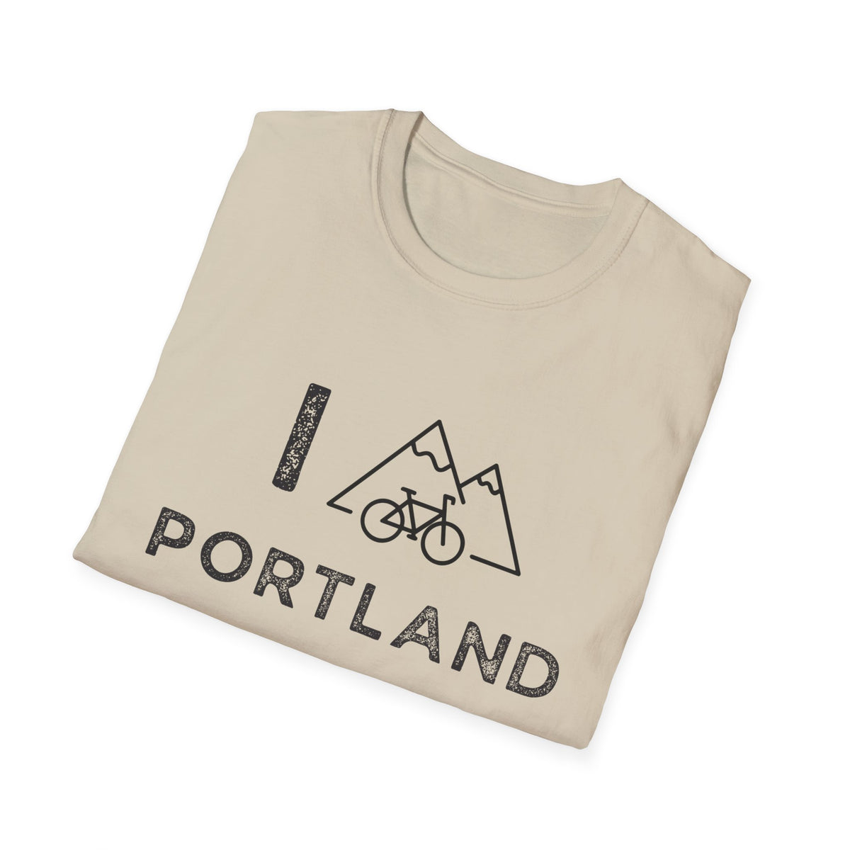 I (Mountain) Bike Portland // Unisex Softstyle T-Shirt