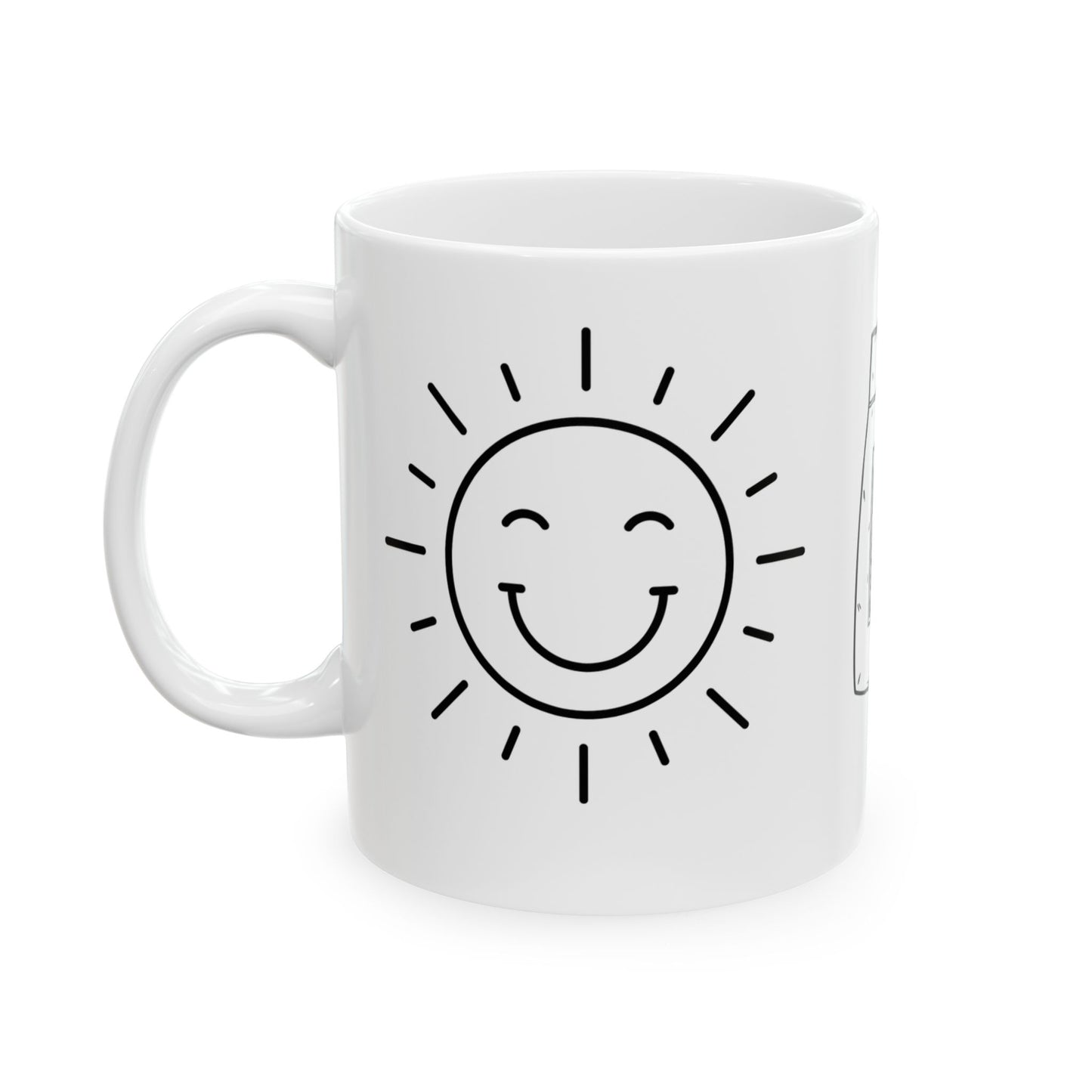 Sun Coffee Moon // Ceramic Mug, (11oz, 15oz)