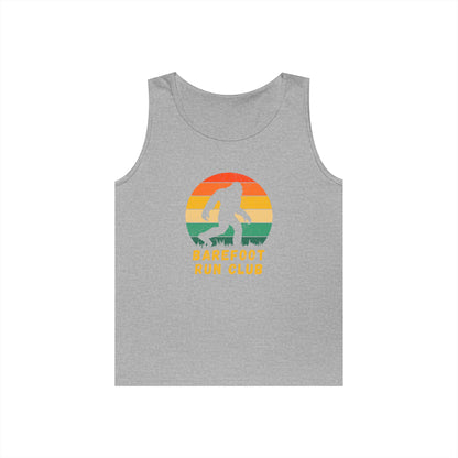Barefoot Run Club Silhouette //  Unisex Heavy Cotton Tank Top