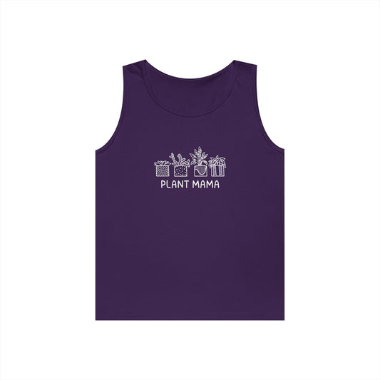 Plant Mama // Unisex Heavy Cotton Tank Top - Perfect for Garden Lovers