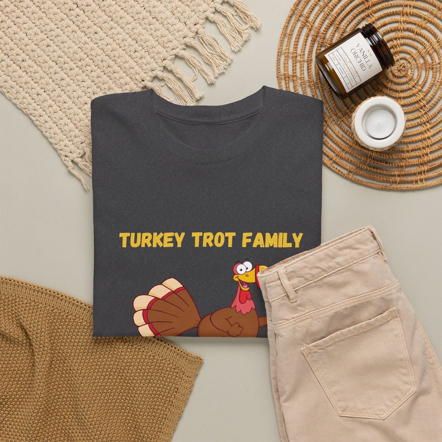 Turkey Trot Family // Unisex Jersey Short Sleeve Tee