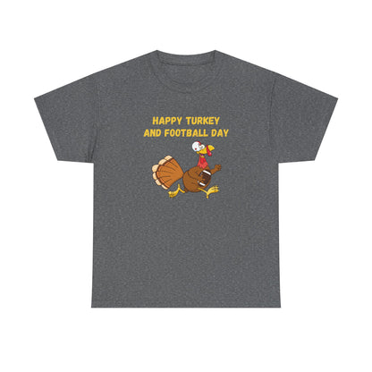 Happy Turkey and Football Day // Unisex Jersey Short Sleeve Tee
