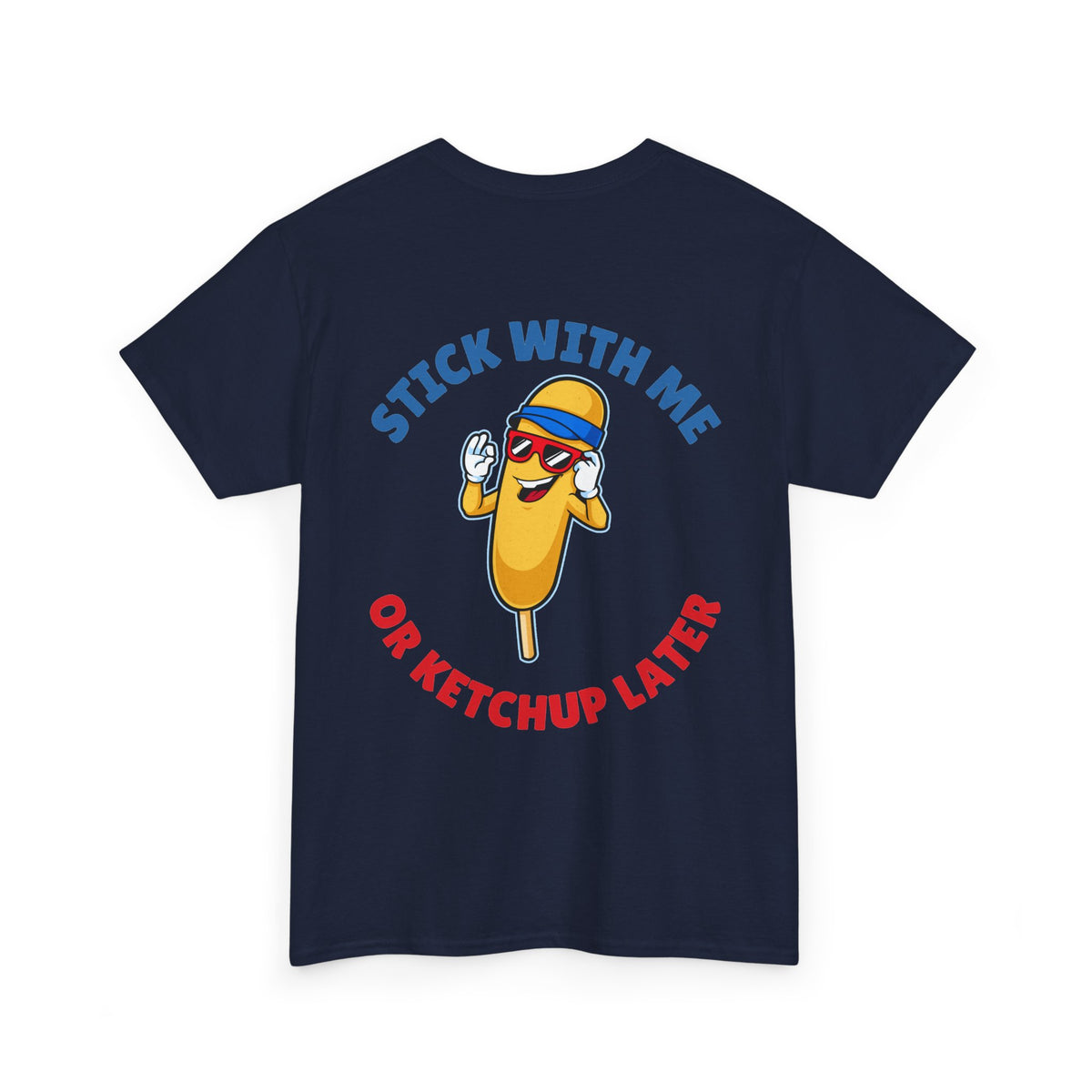 Funny Corndog Season // Unisex Heavy Cotton Tee | Perfect for Food Lovers and Festivals