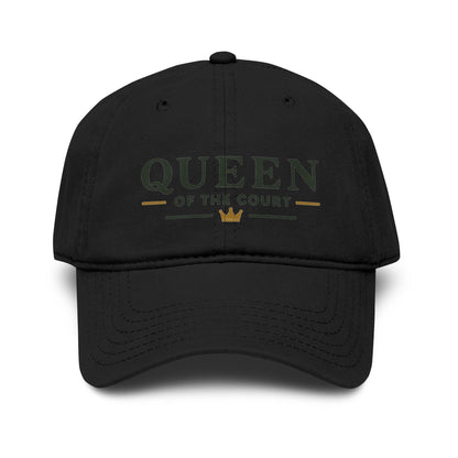 Queen of the Court Washed Baseball Cap — Pickleball or Tennis Player Hat