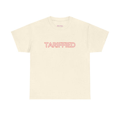 Tarrified // Unisex Heavy Cotton Tee - Scary Economy Statement Shirt
