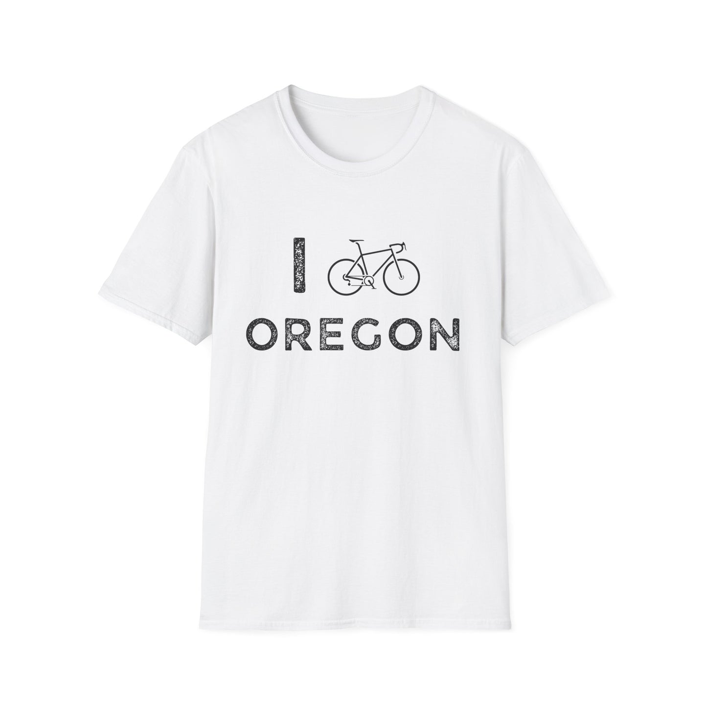 I (Road) Bike Oregon // Unisex Softstyle T-Shirt