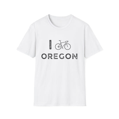 I (Road) Bike Oregon // Unisex Softstyle T-Shirt