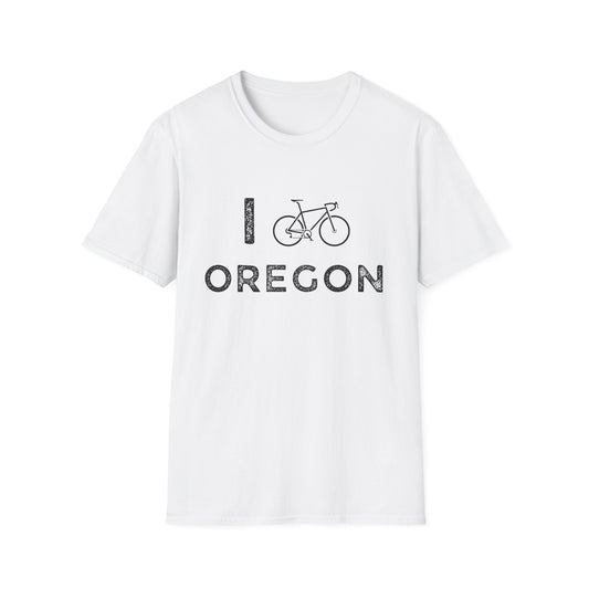 I (Road) Bike Oregon // Unisex Softstyle T-Shirt