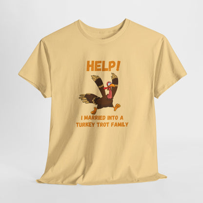 Help! I Married into a Turkey Trot Family // Unisex Jersey Short Sleeve Tee
