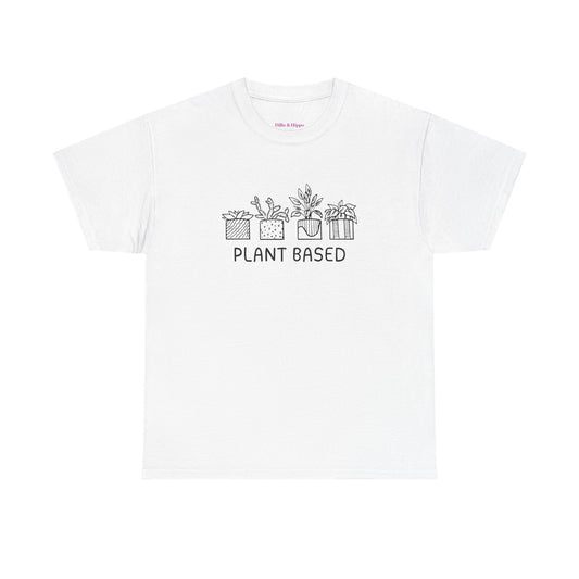 Plant Based // Unisex Heavy Cotton Tee - Perfect for Everyday Comfort