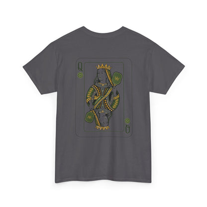 Pickleball - Queen of the Court - Vintage Playing Card Graphic T-Shirt