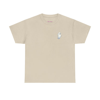 'Power Bottom Autumn' White Ghost // Halloween Ghost Unisex Heavy Cotton Tee
