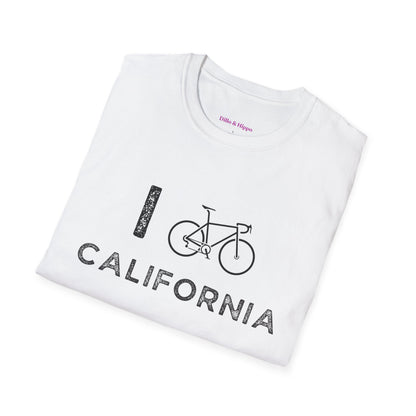 I (Road) Bike California // Unisex Softstyle T-Shirt