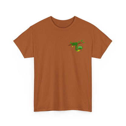 Keep Hanging On - Snake // Unisex Heavy Cotton Tee - Positive Message T-Shirt