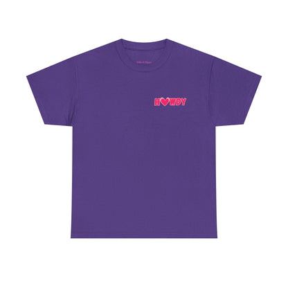 H<3WDY Pocket Placement // Fun Howdy Graphic Unisex Heavy Cotton Tee