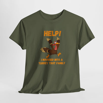 Help! I Married into a Turkey Trot Family // Unisex Jersey Short Sleeve Tee