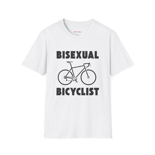Bisexual (Road) Bicyclist  // Unisex Softstyle T-Shirt