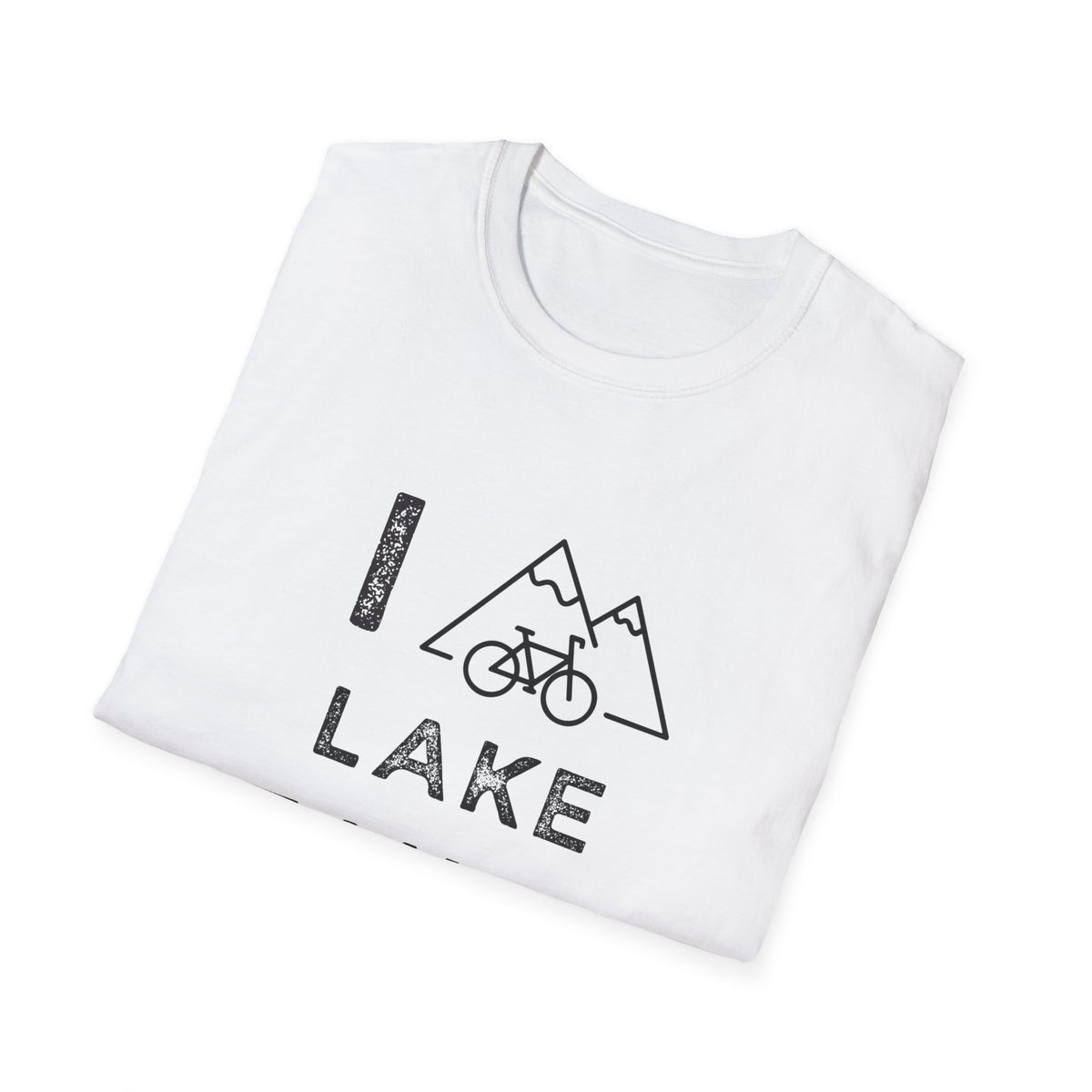 I (Mountain) Bike Lake Tahoe // Unisex Softstyle T-Shirt