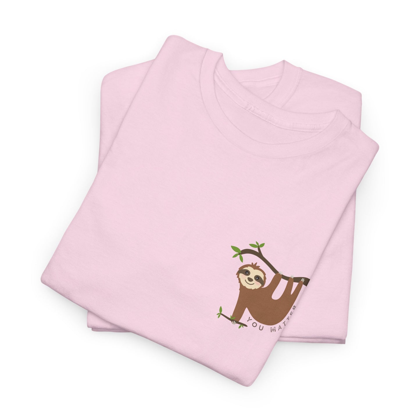 Keep Hangin' On - Sloth // Unisex Heavy Cotton Tee - Motivational